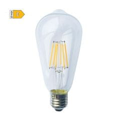 Diolamp LED Filament žiarovka číra ST64 10W/230V/E27/2700K/1220Lm/360°