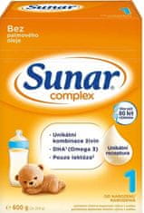 Sunar Complex 1 počiatočné dojčenské mlieko 600 g