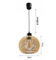 Berge Stropné LED svietidlo LOFT 1xE27