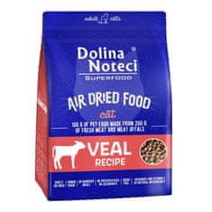 DOLINA NOTECI Superfood Sušené Teľacie Krmivo Pre Mačky 1kg