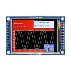 Waveshare 3,2" TN 320x240 262K farebný rezistívny LCD dotykový displej pre STM32