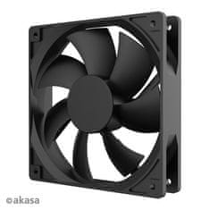 Akasa prídavný ventilátor 12 cm Smart black