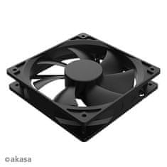 Akasa prídavný ventilátor 12 cm Smart black