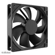 Akasa prídavný ventilátor 12 cm Smart black