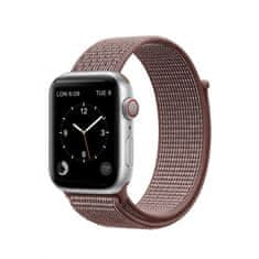 Coteetci Nylónový remienok pre Apple Watch 42/44mm (dymovo fialová) WH5226-YZ