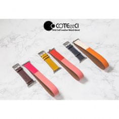 Coteetci Kožený remienok pre Apple Watch 42 / 44mm (dlhý)