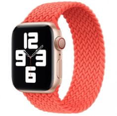 Innocent Pletený remienok pre Apple Watch 42/44/45mm (oranžový) Veľkosť remienka: M - 144 mm