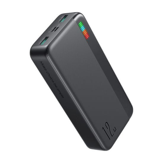 Joyroom JR-T017 Power Bank 20000mAh 2x USB / USB-C / Micro USB, čierna