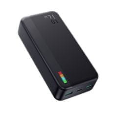 Joyroom JR-T018 Power Bank 30000mAh 2x USB / USB-C / Micro USB, čierna