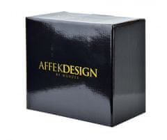 Affekdesign Porcelánová miska DIAMENT 17,5 x 12,5 cm biela