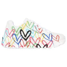 Skechers Obuv biela 37.5 EU Uno Lite Spread The Love