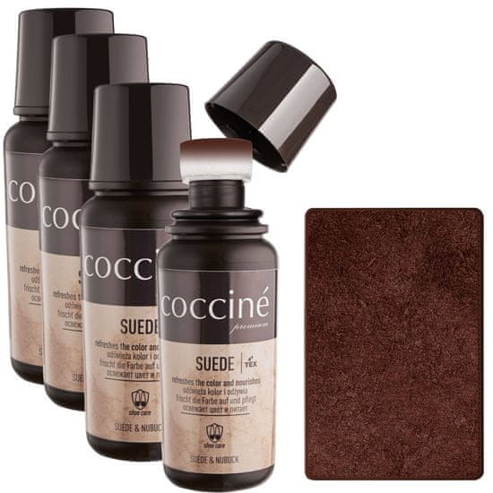 Cocciné 4x SUEDE RENOVATOR krém na obuv Dark Brown (19) 75ML