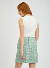 Orsay Zelená dámská tvídová sukně 36