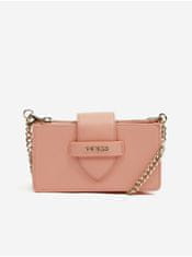 Guess Svetloružová dámska crossbody kabelka Guess Card Case On Chain UNI