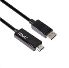 Club 3D Adaptér aktívny DisplayPort 1.4 na HDMI 2.0b (M/M) CAC-1082, 2 m