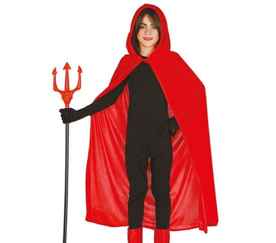 Guirca Detský červený plášť s kapucňou 100cm