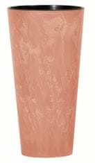 Prosperplast Kvetináč s vkladom TUBUS SLIM BETON EFFECT terakota 40 cm