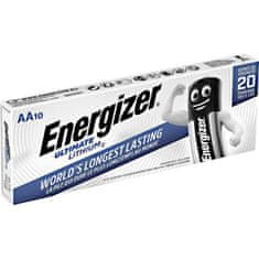 Energizer Ultimate Lithium L91/AA DP10 lítiové tužkové batérie 10ks 7638900343526