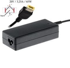 Akyga AK-ND-24 napájací adaptér pre notebooky Lenovo - 20V/3.25A 65W Slim tip konektor