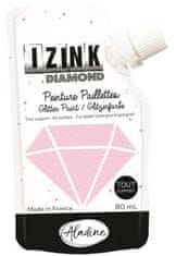 IZINK diamantová farba 80 ml / pastelová ružová