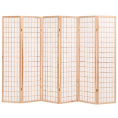 Vidaxl Skladací paraván so 6 panelmi,japonský štýl 240x170cm, prírodný