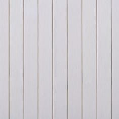 Petromila vidaXL Paraván z bambusu, biely 250x165 cm