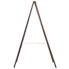 Vidaxl Obojstranná voľne stojaca tabuľa z cédrového dreva 60x80 cm