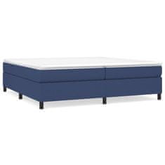 Vidaxl Rám na boxspring posteľ modrý 200x200 cm látka