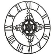 Vidaxl 321457 Wall Clock Silver 78 cm Metal