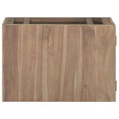 Petromila vidaXL Nástenná kúpeľňová skrinka 60x39x40 cm masívne tíkové drevo