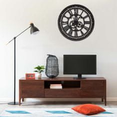 Vidaxl 321465 Wall Clock Black 70 cm MDF