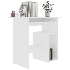 Petromila vidaXL Písací stôl, biely 80x45x74 cm, kompozitné drevo