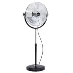 Vidaxl Stojanový ventilátor, naklápací, 3 rýchlosti, 45 cm, 100 W