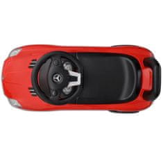 Vidaxl Červené Mercedes Benz detské autíčko na nožný pohon