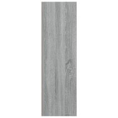 Vidaxl Knižnica/komoda sivá sonoma 66x30x98 cm spracované drevo