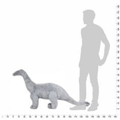 Vidaxl Stojaca plyšová hračka, dinosaurus Brachiosaurus, zelený XXL