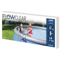 Petromila vidaXL Bestway 2-stupňový bazénový rebrík Flowclear 84 cm 