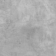 Petromila vidaXL Botník betónovo sivý 80x42x69 cm kompozitné drevo