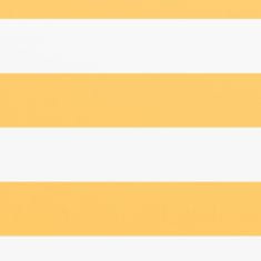 Vidaxl Balkónová markíza, biela a žltá 90x500 cm, oxfordská látka