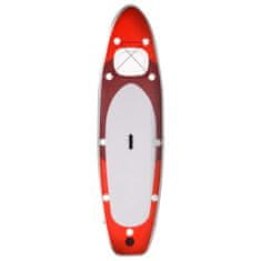 Vidaxl Nafukovací Stand up paddleboard, červený 360x81x10 cm