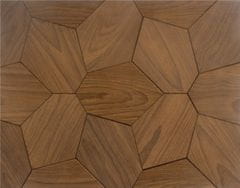 Horavia Dekoratívny saunový obklad HEXAGON, abachi thermowood 432x373mm