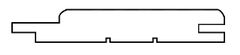 HARVIA Saunové palubovky céder WRC 12x96x2130mm (8ks/bal),STP