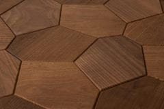 Horavia Dekoratívny saunový obklad HEXAGON, jaseň thermowood 432x373mm