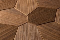 Horavia Dekoratívny saunový obklad HEXAGON, jaseň thermowood yakisugi kartáčované 432x373mm