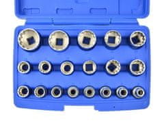 GEKO Súprava univerzálnych nástrčných hlavíc Gear Lock, 1/2“, 8-32 mm, 19 ks - GEKO G13546