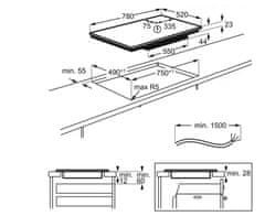 AEG vstavaná elektrická doska IKE85753FB