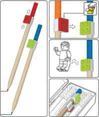 LEGO Bags Pastelky, mix farieb - 12 ks s klipom - rozbalené