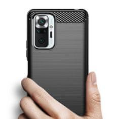 FORCELL Obal / kryt pre Xiaomi Redmi Note 10 Pro čierny - Forcell CARBON