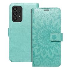 FORCELL Puzdro / obal pre Samsung Galaxy A53 5G zelené mandala - kniha Forcell MEZZO