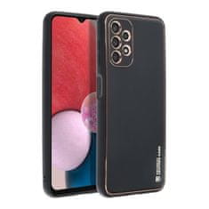 FORCELL Obal / kryt na Samsung Galaxy A13 4G čierny - Forcell LEATHER Case